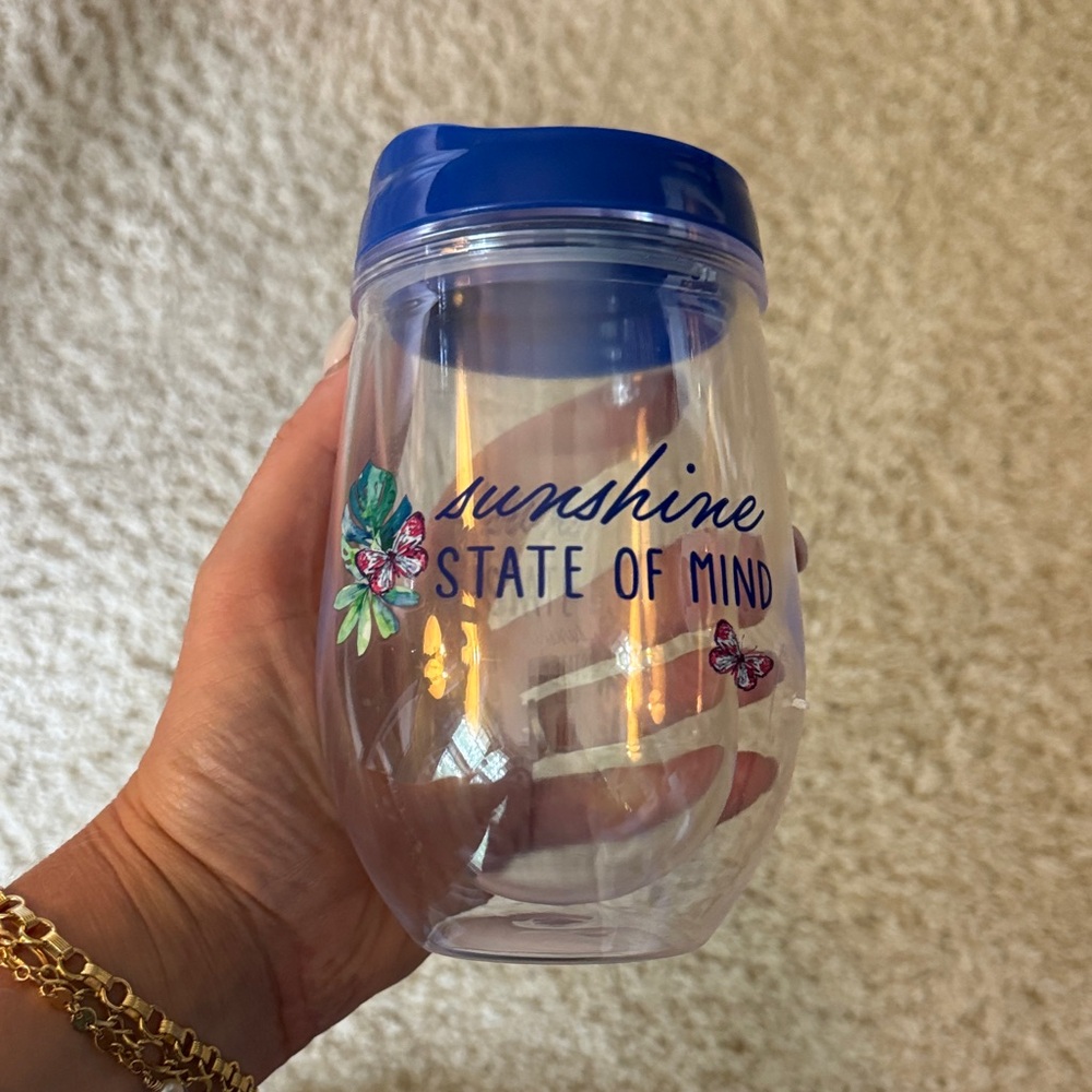 Sunshine State of Mind Blue Tumbler